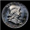 Image 2 : Proof ***Auction Highlight*** 1954 Franklin Half Dollar 50c Graded GEM Proof Deep Cameo BY USCG (fc)