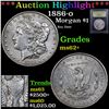 Image 1 : ***Auction Highlight*** 1886-o Morgan Dollar $1 Graded Select Unc By USCG (fc)