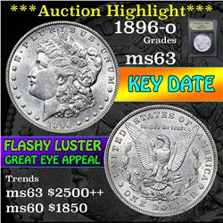 ***Auction Highlight*** 1896-o Morgan Dollar $1 Graded Select Unc By USCG (fc)