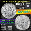 Image 1 : ***Auction Highlight*** 1896-o Morgan Dollar $1 Graded Select Unc By USCG (fc)