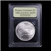 Image 2 : 1991-d USO Modern Commem Dollar $1 Graded ms70, Perfection By USCG
