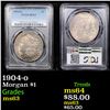 Image 1 : PCGS 1904-o Morgan Dollar $1 Graded ms63 By PCGS