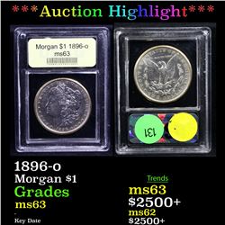 ***Auction Highlight*** 1896-o Morgan Dollar $1 Graded Select Unc By USCG (fc)