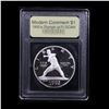 Image 2 : Proof ***Auction Highlight*** 1992-S Olympic Modern Commem Dollar $1 Graded GEM++ Proof Deep Cameo B