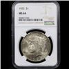 Image 2 : NGC 1925-p Peace Dollar $1 Graded ms64 By NGC