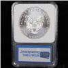 Image 3 : 2015 Eagle, Limited Edition Christmas Eagle. 1st Day of Issue Silver Eagle Dollar $1 ms70, Perfectio