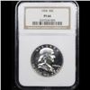 Image 2 : Proof NGC 1954 Franklin Half Dollar 50c Graded pr66 By NGC