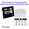 Image 1 : 2012 America the Beautiful Quarters Uncirculated Coin Set