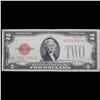 Image 2 : 1928G $2 Red seal United States Note Grades vf++