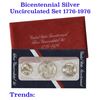 Image 1 : 1776-1976 Bicentennial Silver Uncirculated set, the "Red Pack"