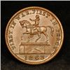 Image 2 : 1863 Union For Ever Civil War Token 1c Grades Choice Unc BN