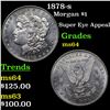 Image 1 : 1878-s Morgan Dollar $1 Grades Choice Unc
