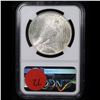 Image 3 : NGC 1923-p Peace Dollar $1 Graded ms63 By NGC