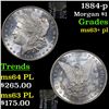 Image 1 : 1884-p Morgan Dollar $1 Grades Select Unc+ PL