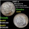 Image 1 : ***Auction Highlight*** 1887-o Morgan Dollar $1 Grades Choice Unc (fc)