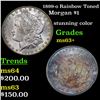 Image 1 : 1899-o Rainbow Toned Morgan Dollar $1 Grades Select+ Unc