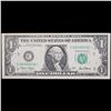 Image 2 : *Star Note* Series 2001 $1 Green Seal Federal Reserve Note Grades Select CU