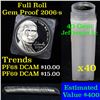 Image 1 : Proof 2006-s Jefferson nickel 5c roll, 40 pieces
