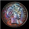Image 2 : ***Auction Highlight*** 1900-o Rainbow Toned  Barber Dime 10c Graded GEM+ Unc By USCG (fc)