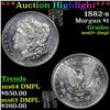Image 1 : ***Auction Highlight*** 1882-s Morgan Dollar $1 Graded Select Unc+ DMPL BY USCG (fc)