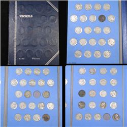 Near Complete Buffalo Nickel & Jefferson Nickel Book 1920-1959 56 Coins