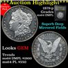 Image 1 : ***Auction Highlight*** 1879-p Morgan Dollar $1 Graded Choice Unc DMPL By USCG (fc)