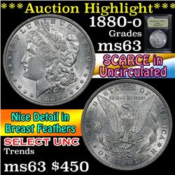 ***Auction Highlight*** 1880-o Morgan Dollar $1 Graded Select Unc By USCG (fc)