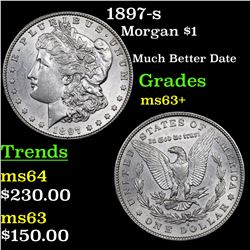 1897-s Morgan Dollar $1 Grades Select+ Unc