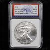 Image 2 : 2015 Eagle, Limited Edition Christmas Eagle. 1st Day of Issue Silver Eagle Dollar $1 IGS