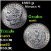 Image 1 : 1885-p Morgan Dollar $1 Grades Select Unc