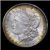 Image 2 : 1896-p Rainbow Toned Morgan Dollar $1 Grades Choice Unc
