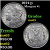 Image 1 : 1921-p Morgan Dollar $1 Grades Select Unc