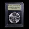 Image 2 : ***Auction Highlight*** 1984-p Olympics Modern Commem Dollar $1 Graded ms70, Perfection By USCG (fc)