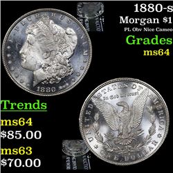 1880-s Morgan Dollar $1 Grades Choice Unc