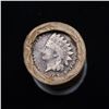 Image 2 : Mixed small cents 1c orig shotgun roll, 1864 Indian Cent, 1892 Indian Cent other end, Mcdonalds Wrap