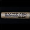 Image 5 : Mixed small cents 1c orig shotgun roll, 1864 Indian Cent, 1892 Indian Cent other end, Mcdonalds Wrap