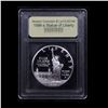 Image 2 : Proof 1986-s Statue of Liberty Modern Commem Dollar $1 Graded GEM++ Proof Deep Cameo By USCG