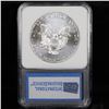 Image 3 : 2015 Eagle, Limited Edition Christmas Eagle. 1st Day of Issue Silver Eagle Dollar $1 by IGS