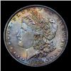 Image 2 : ***Auction Highlight*** 1878-p 7tf Rainbow Toned vam 84 Morgan Dollar $1 Graded GEM+ Unc By USCG (fc