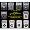 Image 1 : 10 High Graded Top Tier Slabed Coins