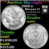 Image 1 : ***Auction Highlight*** 1898-o Morgan Dollar $1 Graded GEM++ Unc By USCG (fc)