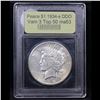 Image 4 : ***Auction Highlight*** 1934-s DDO Vam 3 Top 50 Peace Dollar $1 Graded Select Unc By USCG (fc)