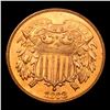 Image 2 : ***Auction Highlight*** 1868 FS-301 MPD Two Cent Piece 2c Graded GEM Unc RD By USCG (fc)