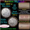 Image 1 : ***Auction Highlight*** Full solid Key date 1897-o Morgan silver $1 roll, 20 coins (fc)