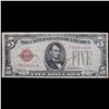 Image 2 : 1928C $5 Red Seal United States Note Grades vf+