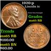 Image 1 : 1920-p Lincoln Cent 1c Grades GEM Unc RB