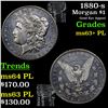 Image 1 : 1880-s Morgan Dollar $1 Grades Select Unc+ PL