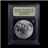 Image 2 : 1991-p Mount Rushmore Modern Commem Dollar $1 Graded ms70, Perfection By USCG