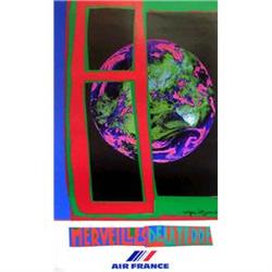 Vintage Poster by BEZOMBES C1985 #1392 #1101758