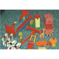 Box Lot-Vintage Wooden Toys #1108236